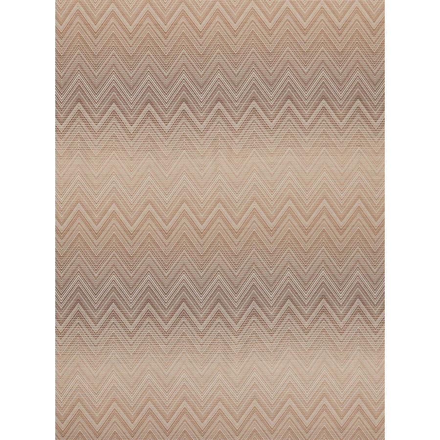 MISSONI HOME Timmy Bej Beyaz Zigzag Desenli %100 Yün Koltuk Şalı D’Maison 