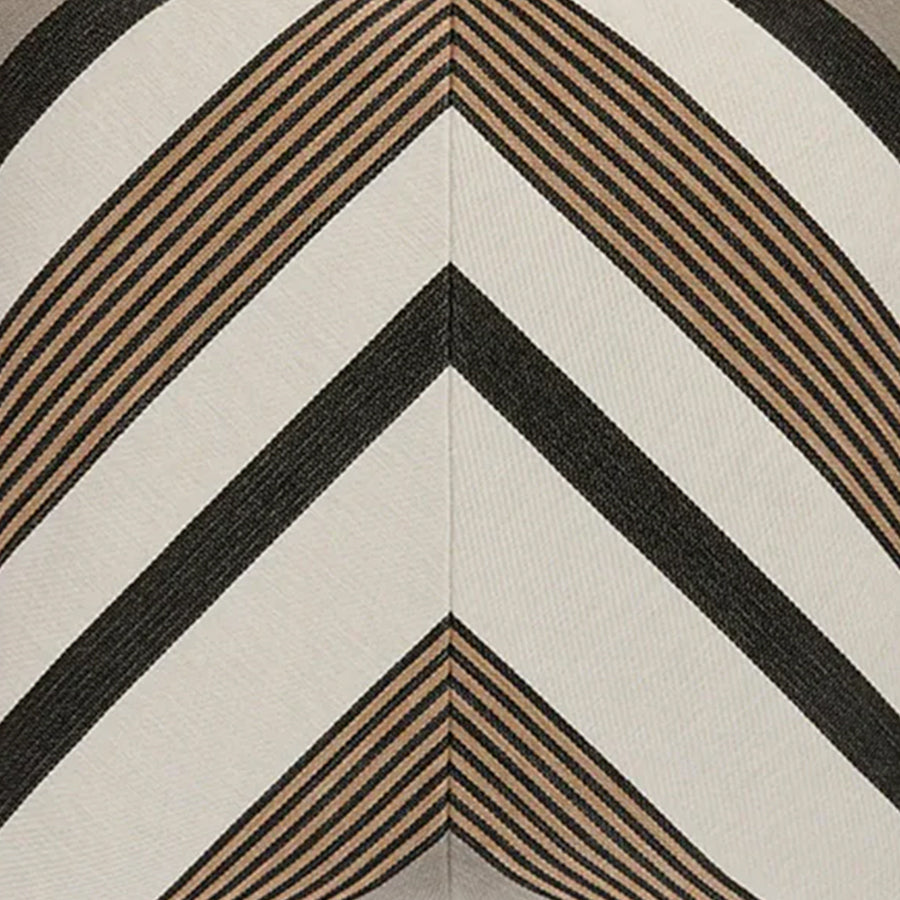 MISSONI HOME Senese Siyah Çok Renkli Çizgili Dış Mekan Dekoratif Yastık 60 x 60 cm D’Maison 
