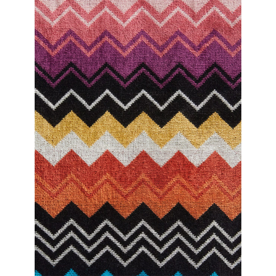 Giacomo 100- Çok Renkli Zigzag Desenli Kutulu El Havlusu Seti 6'lı 30 x 30 cm