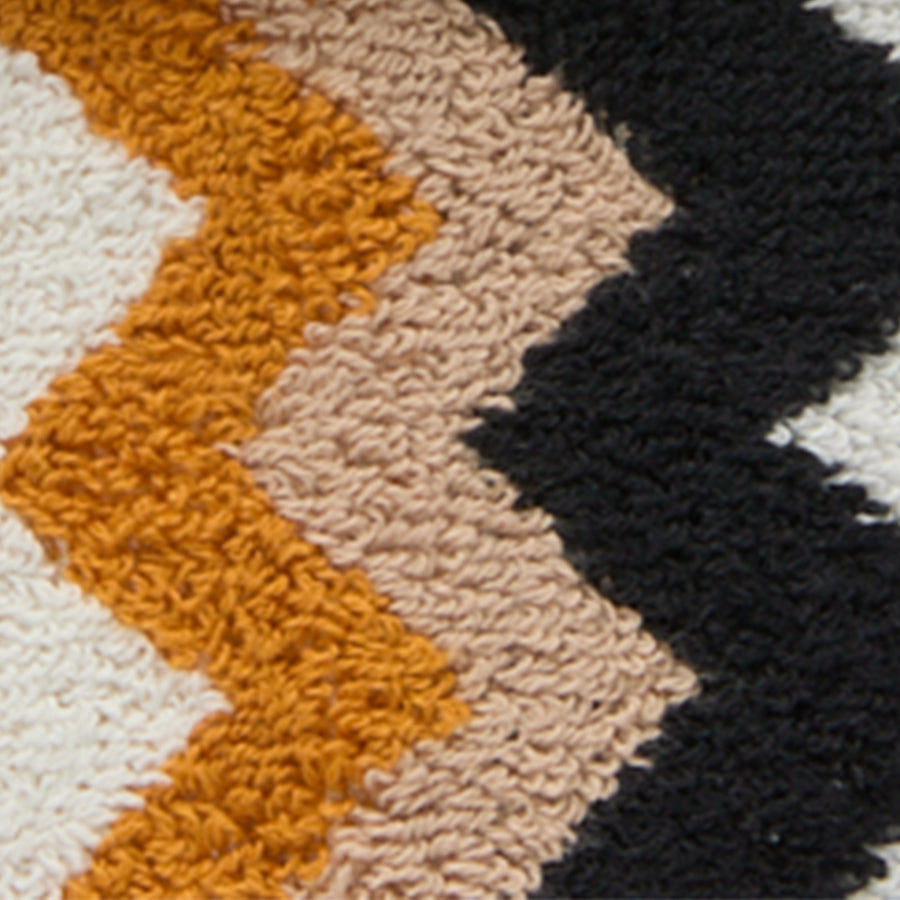 Best 160 - Siyah Çok Renkli Havlu Terlik