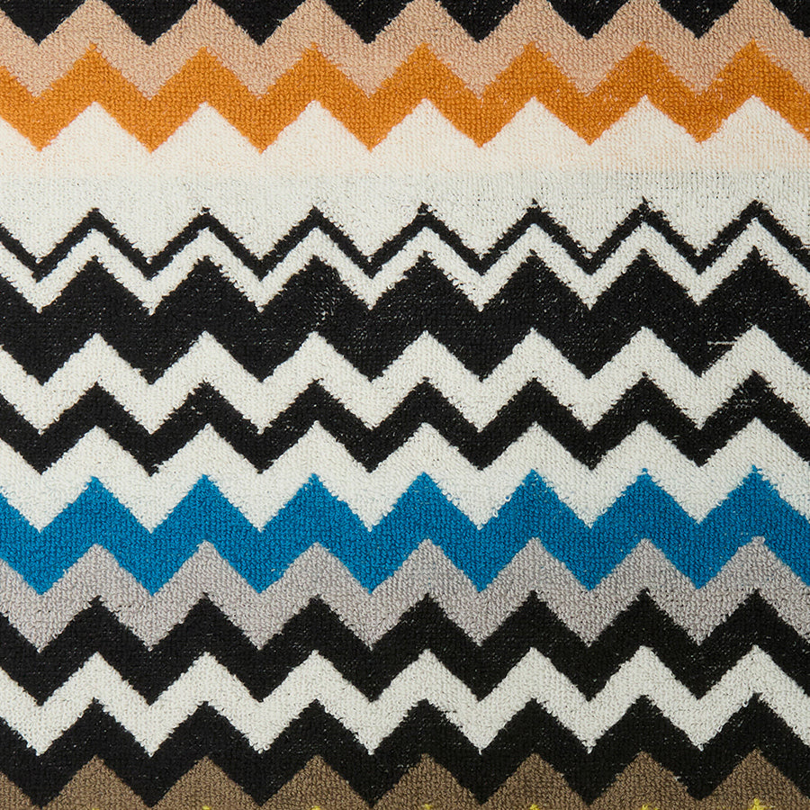 Best 160 - Siyah Çok Renkli Yüz Havlusu 40 x 70 cm