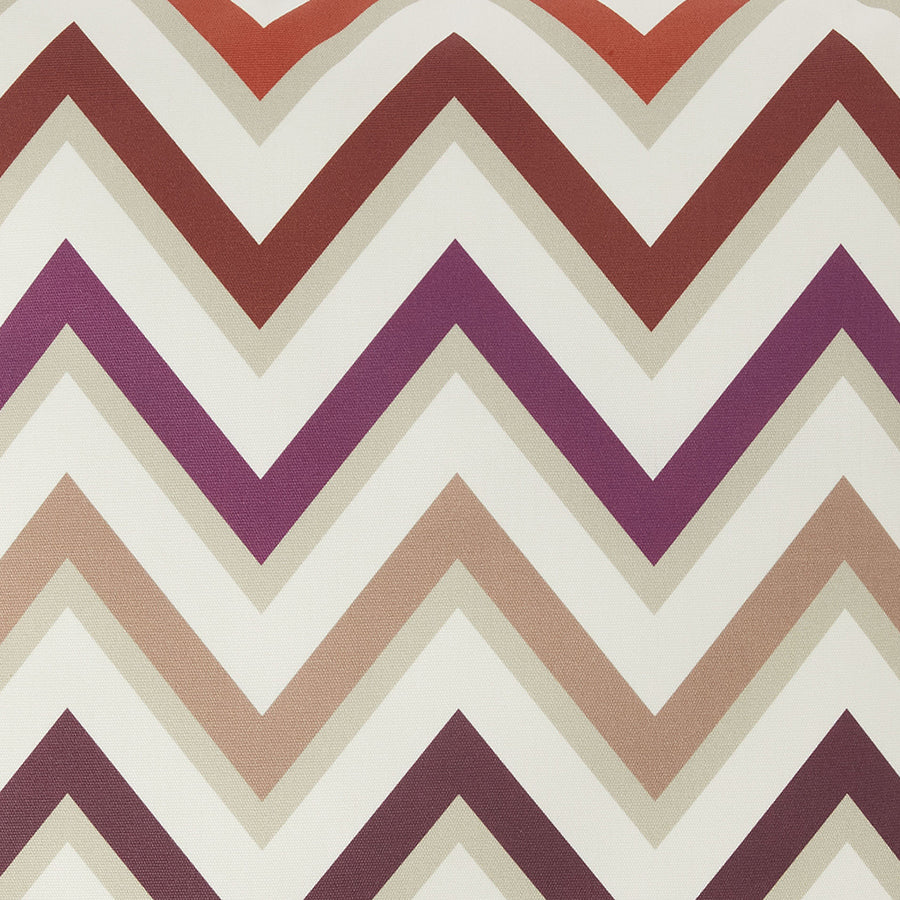 Watamu 156 - Kırmızı Çok Renkli Dış Mekan Yastık 60 x 60 cm