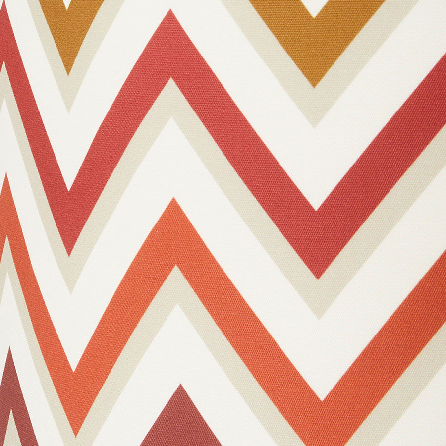 Watamu 156 - Kırmızı Çok Renkli Dış Mekan Puf 40 x 30 cm