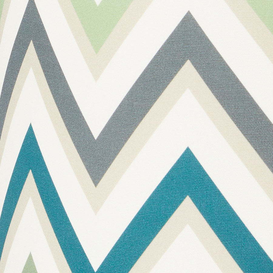 Watamu 161 - Açık Yeşil Çok Renkli Dış Mekan Puf 40 x 30 cm