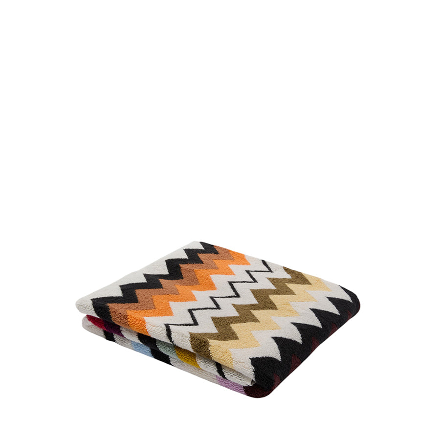MISSONI HOME Murrina 100- Çok Renkli Zigzag Desenli Banyo Havlusu 70x130 cm D’Maison 