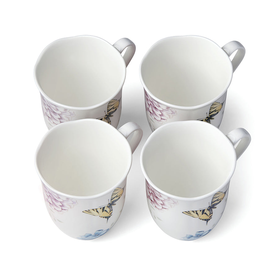 LENOX LENOX BUTTERFLY HYDRANGEA - KUPA 4'LU SET D’Maison 