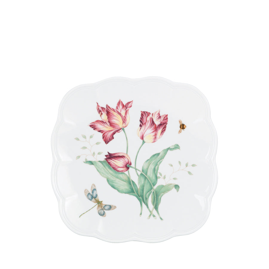 LENOX BUTTERFLY - KARE ACCENT TABAGI, 4 PARCA, 24 CM