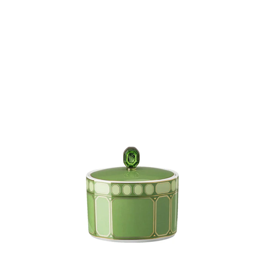SWAROVSKI X ROSENTHAL Signum Fern Yeşil Porselen Şekerlik D’Maison 