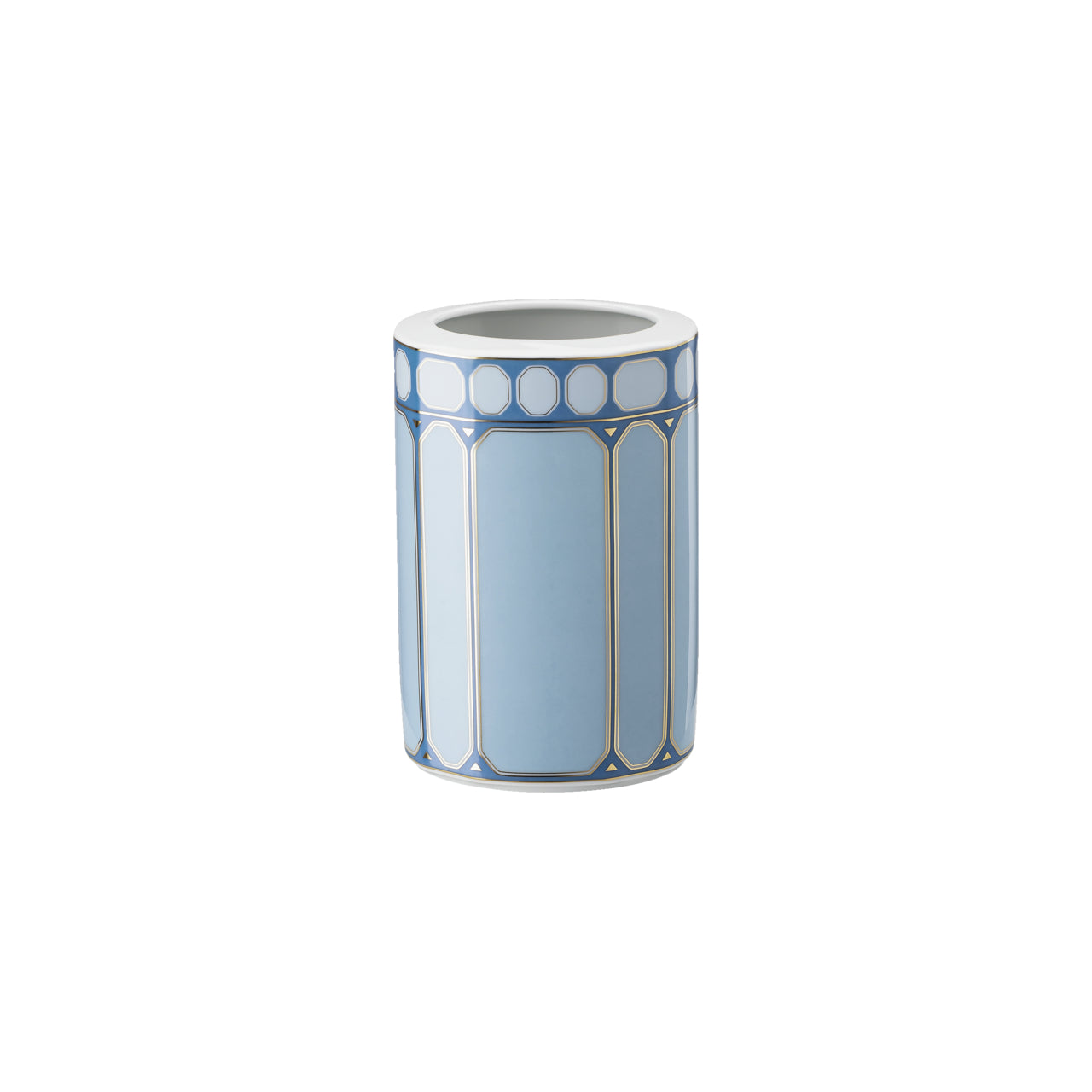 ROSENTHAL Signum Azure Mavi Porselen Vazo 15 cm D’Maison 
