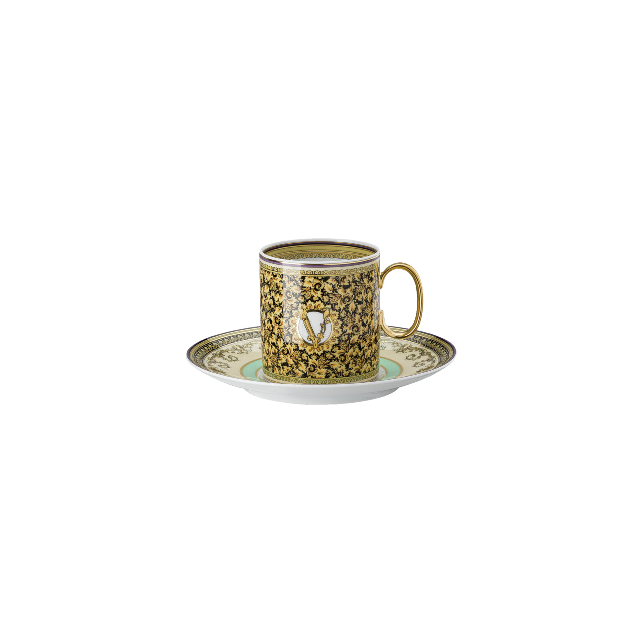 VERSACE Barocco Mosaic Porselen Kahve/Çay Fincan ve Tabağı D’Maison 