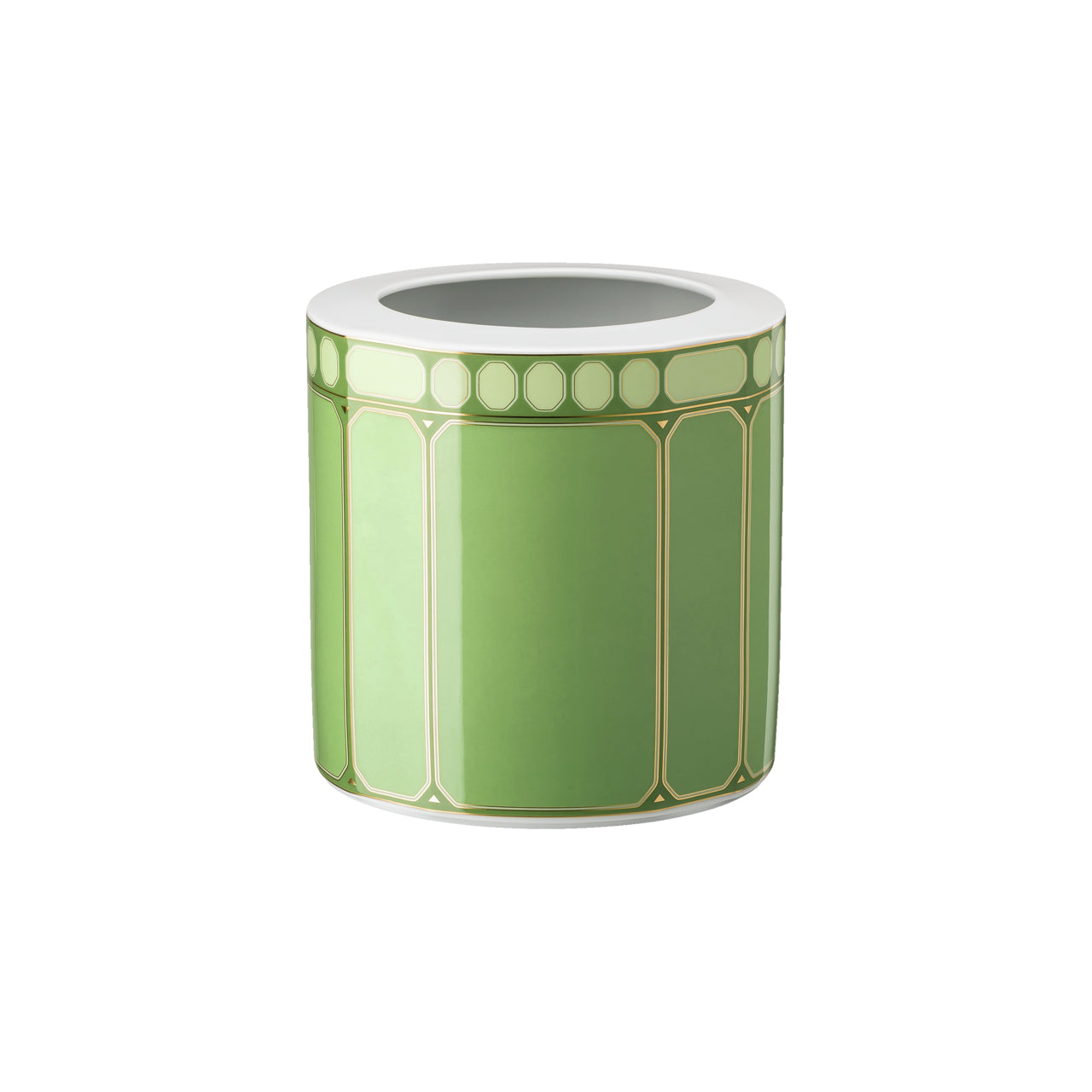 ROSENTHAL Signum Fern Yeşil Porselen Vazo 17 cm D’Maison 