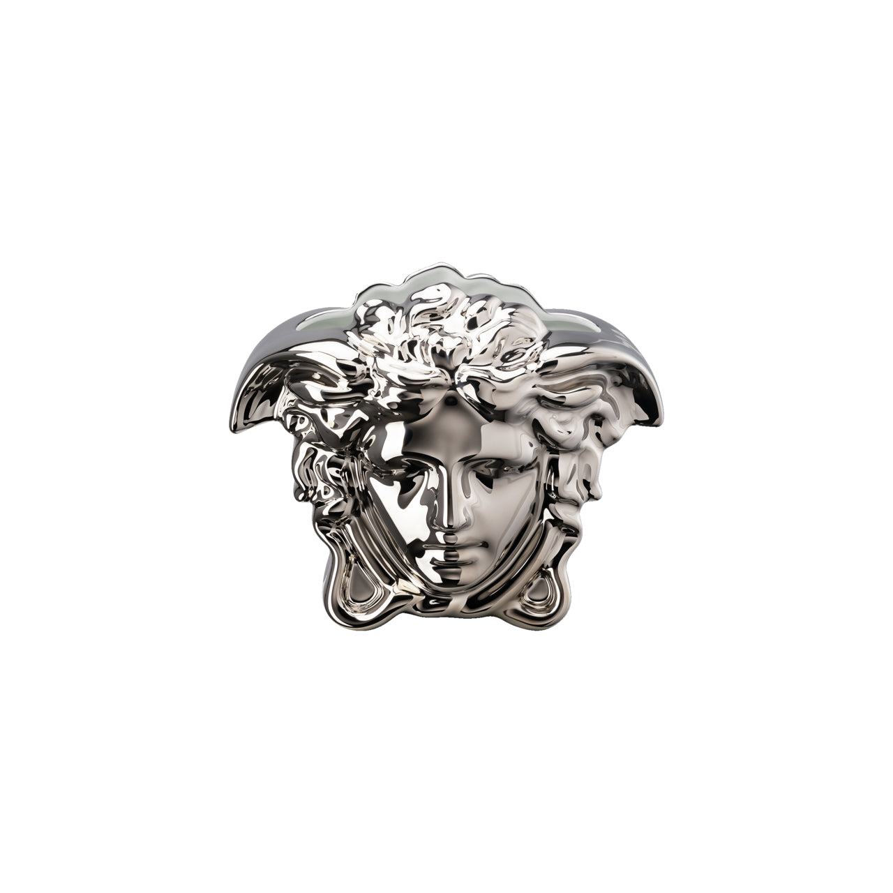 VERSACE Medusa Grande Platin Porselen Vazo 15 cm D’Maison 