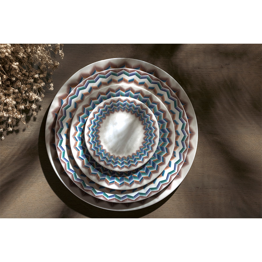 MISSONI HOME Zig Zag Jarris 148 Lacivert Yemek Tabağı 27,5 cm D’Maison 