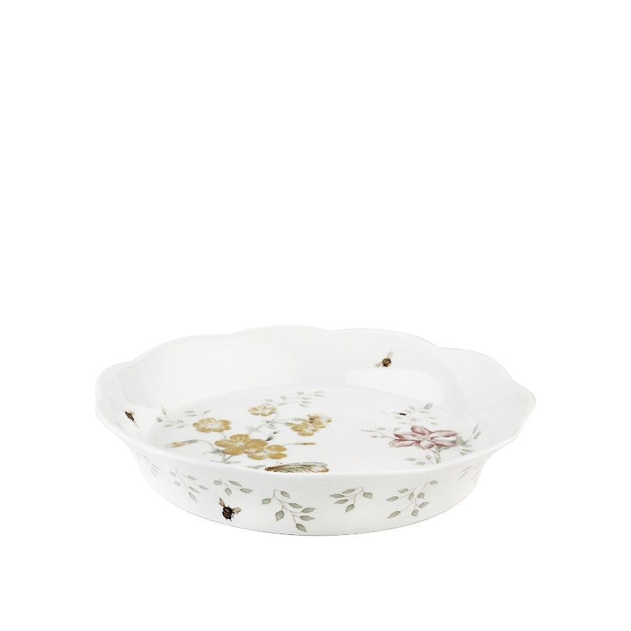 Butterfly Porselen Sığ Servis Kasesi 24 cm