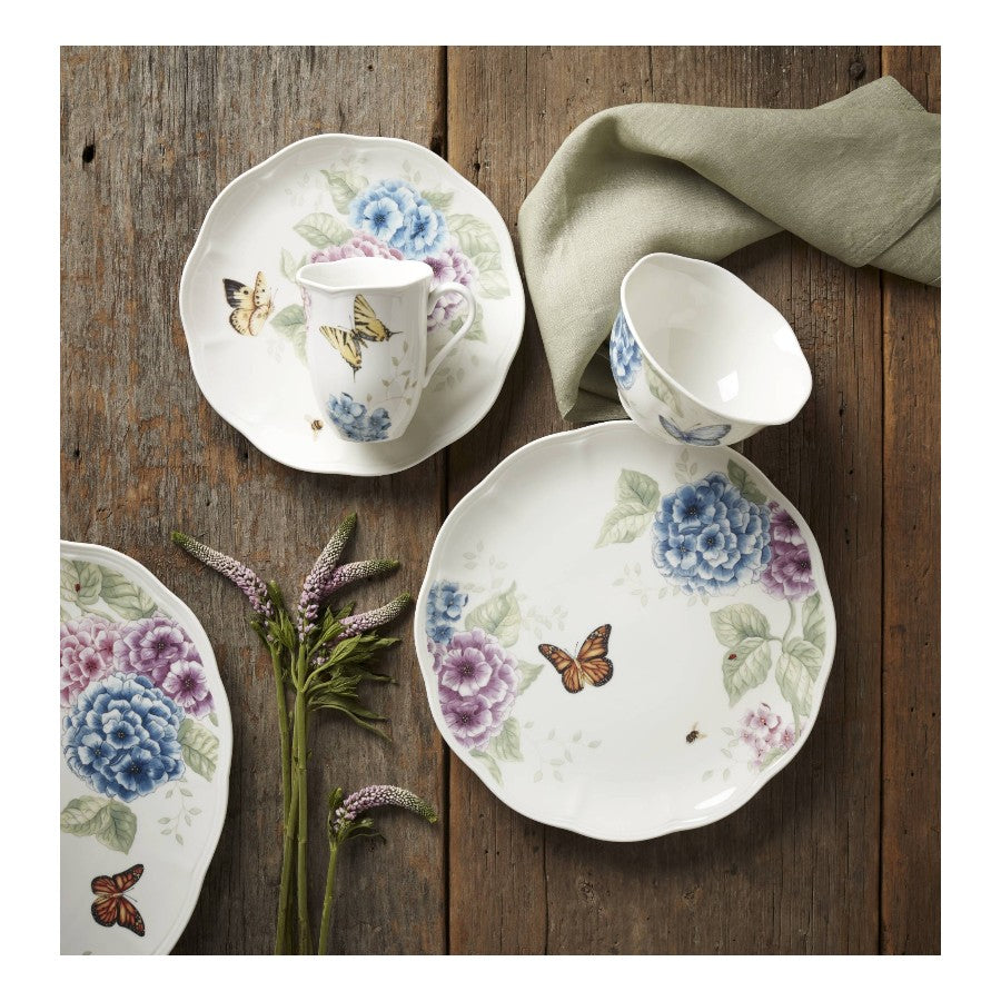 LENOX Butterfly Hydrangea 4 Kişilik 12 Parça Yemek Takımı D’Maison 
