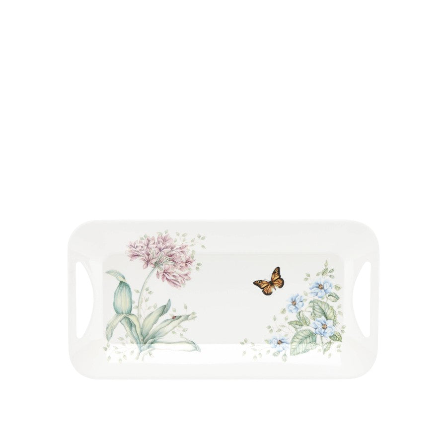 LENOX Butterfly Melamin Dikdörtgen Servis Tepsisi 39 cm D’Maison 
