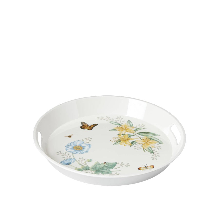 LENOX Butterfly Melamin Yuvarlak Servis Tepsisi 38 cm D’Maison 