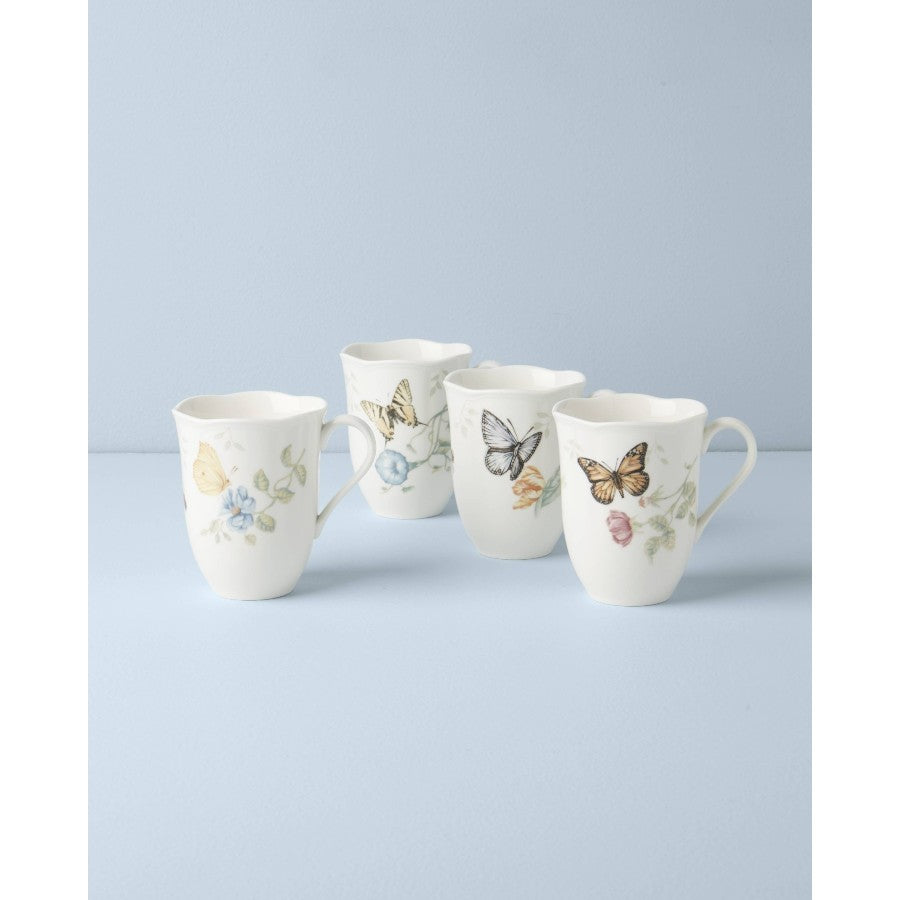 Butterfly Porselen Kupa 4'lü Set