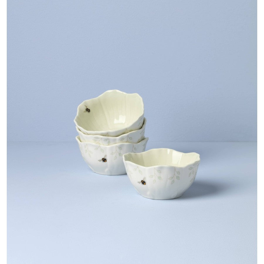 LENOX Butterfly Salata Kasesi, 4'lü Set, 12 cm D’Maison 
