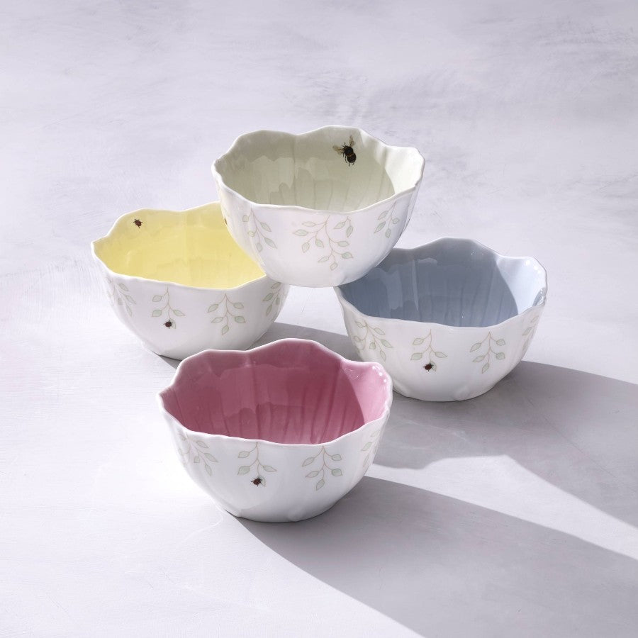 LENOX Butterfly Salata Kasesi, 4'lü Set, 12 cm D’Maison 
