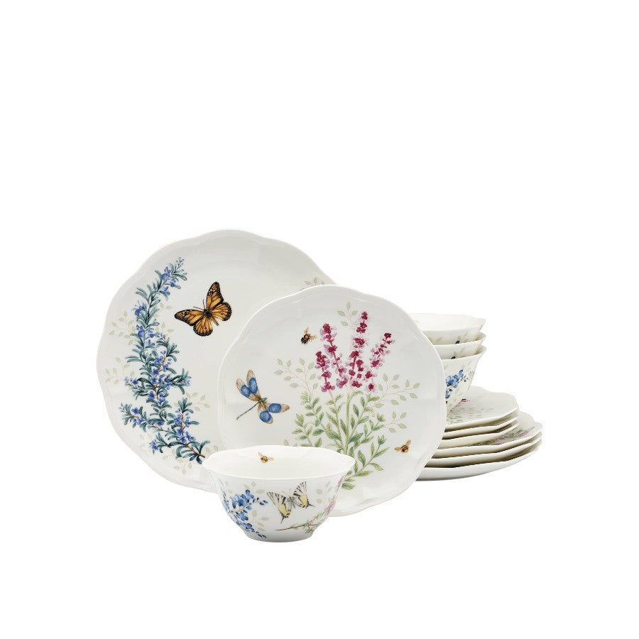 LENOX Butterfly Herbs 4 Kişilik 12 Parça Yemek Takımı D’Maison 