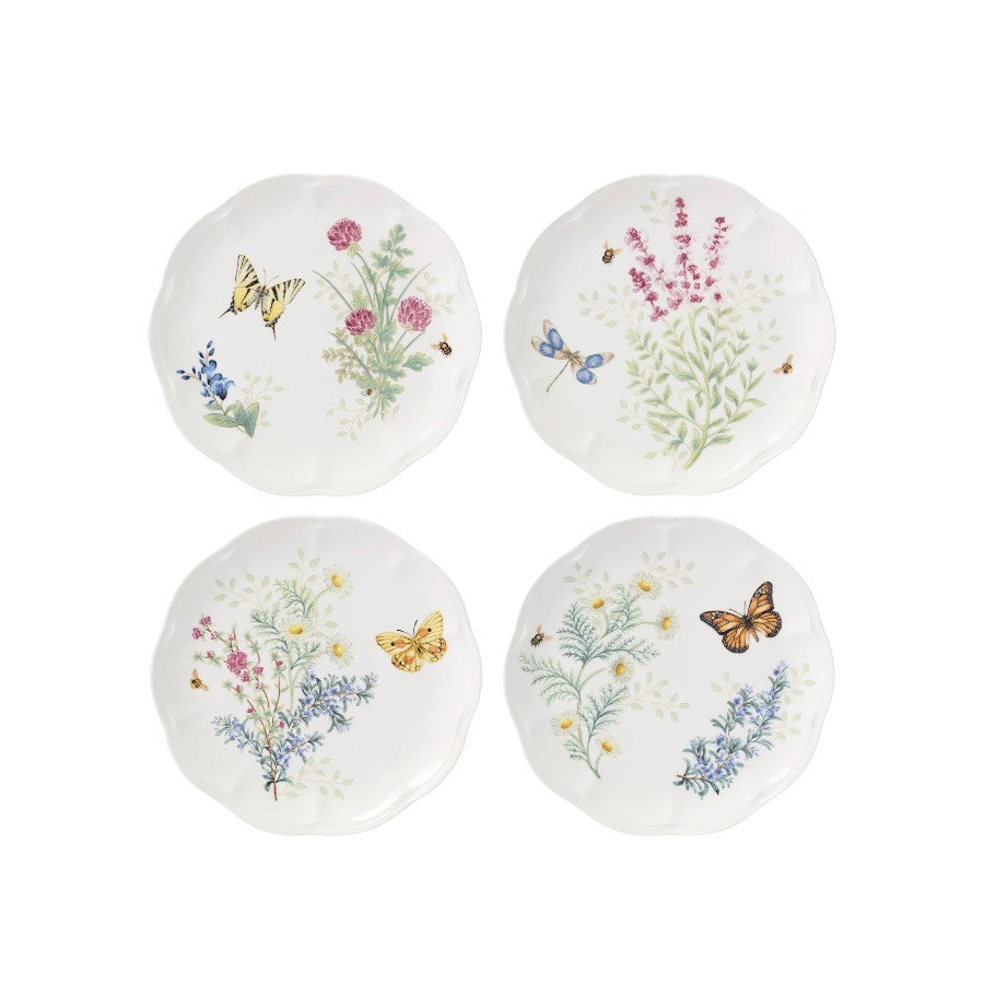LENOX Butterfly Herbs Accent Tabağı 4'lü Set 23 cm D’Maison 