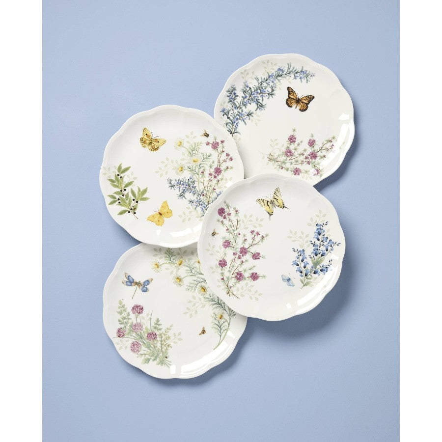 LENOX Butterfly Herbs Yemek Tabağı 4'lü Set 27 cm D’Maison 