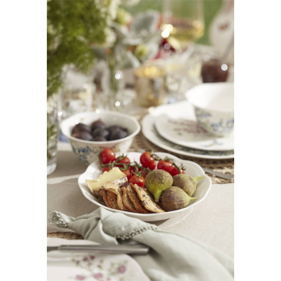 Butterfly Herbs Porselen Çukur Tabak 4'lü Set 22 cm