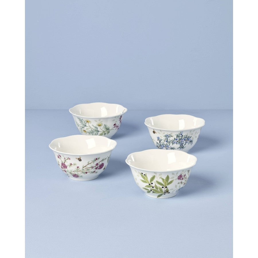 LENOX Butterfly Herbs Salata Kasesi 4'lü Set 15 cm D’Maison 
