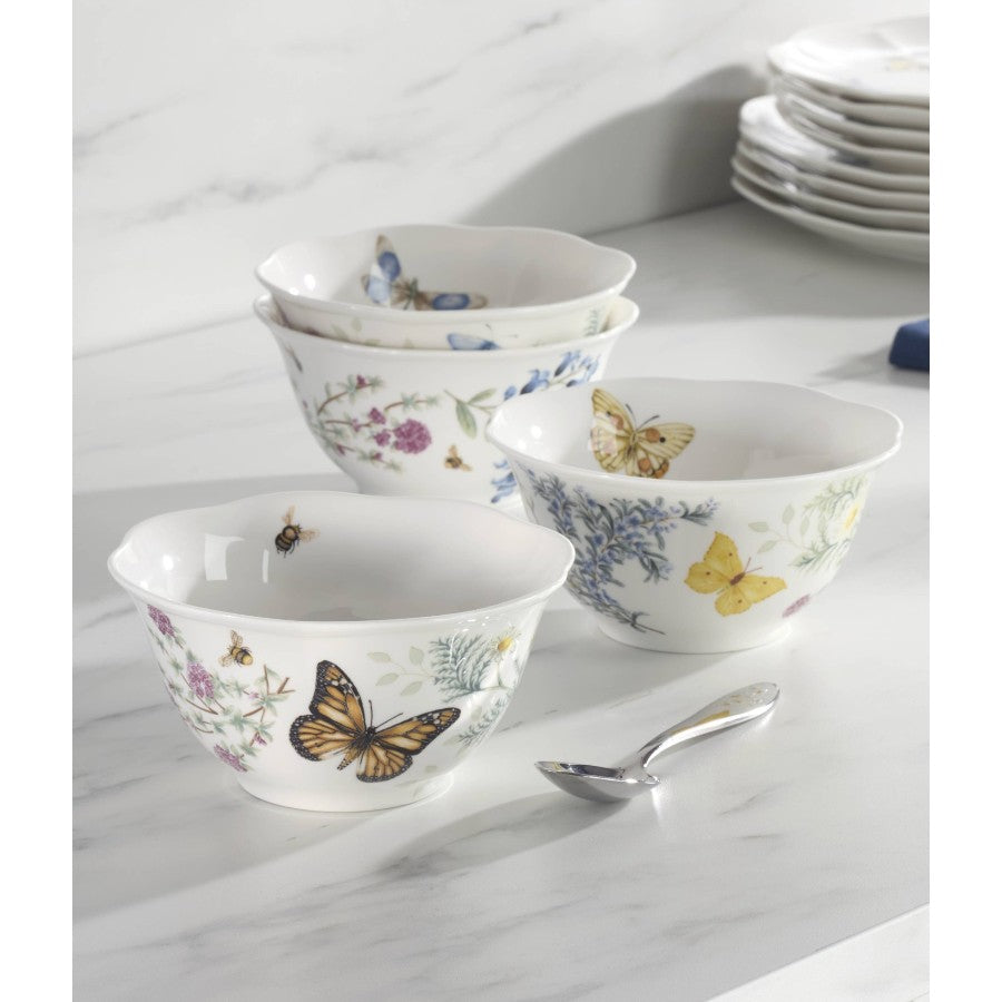 LENOX Butterfly Herbs Salata Kasesi 4'lü Set 15 cm D’Maison 