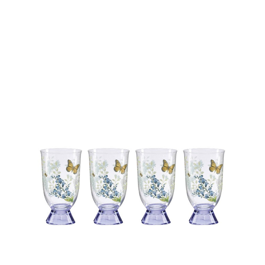 Butterfly Herbs Su/Meşrubat Bardağı 4'lü Set