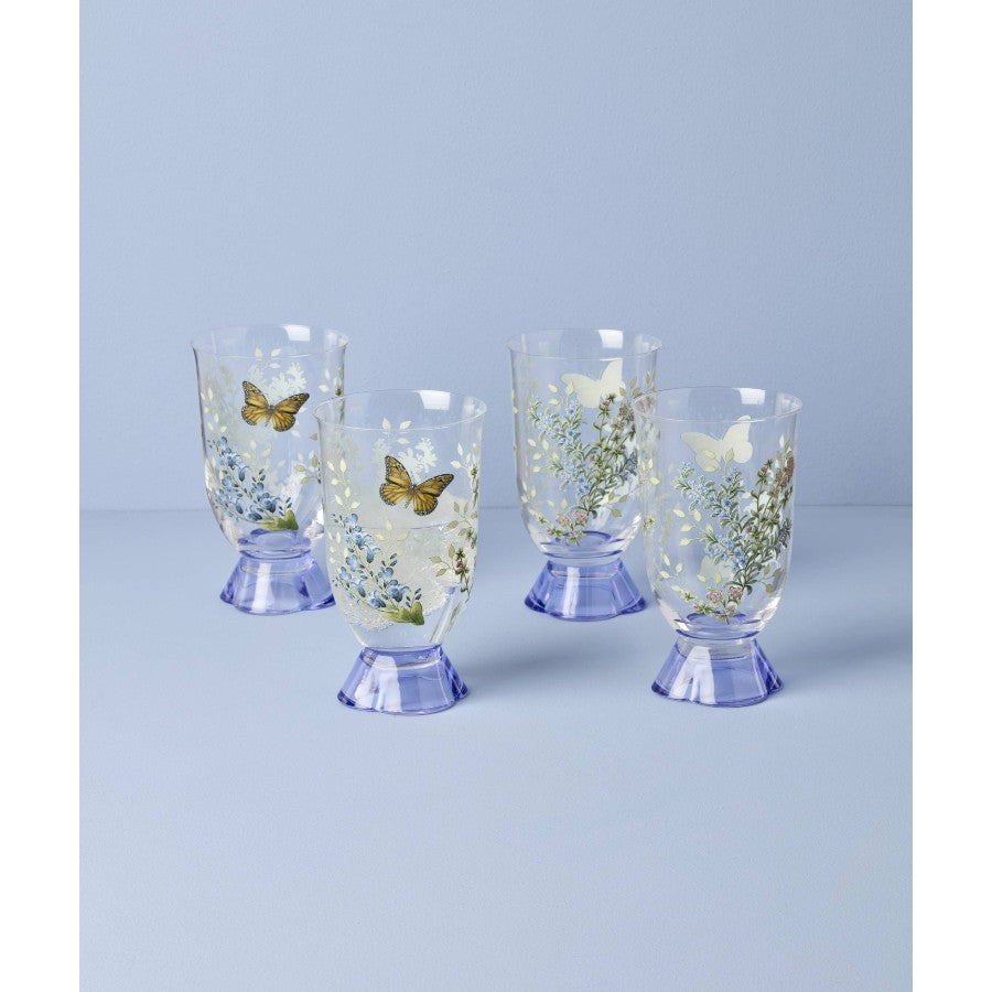 Butterfly Herbs Su/Meşrubat Bardağı 4'lü Set