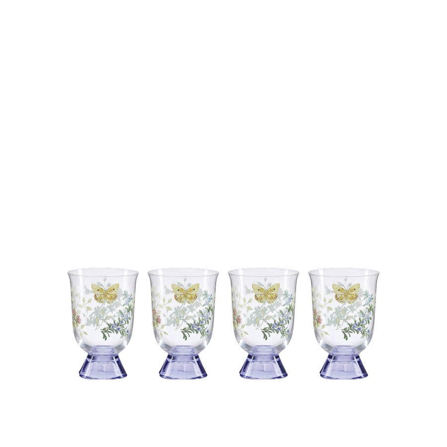 LENOX Butterfly Herbs Su/Meşrubat Bardağı 4'lü Set D’Maison 