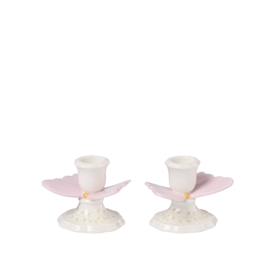 LENOX Butterfly Porselen Mumluk 2'li Set D’Maison 