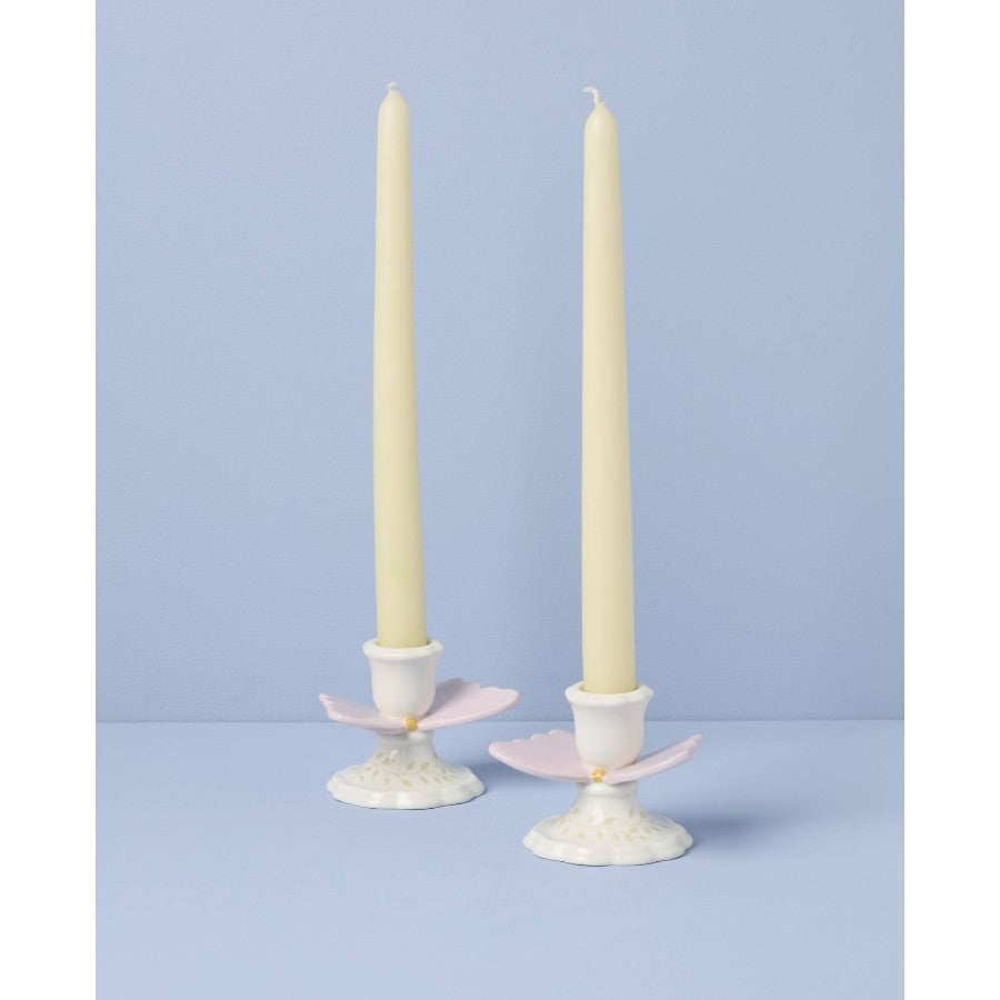 LENOX Butterfly Porselen Mumluk 2'li Set D’Maison 