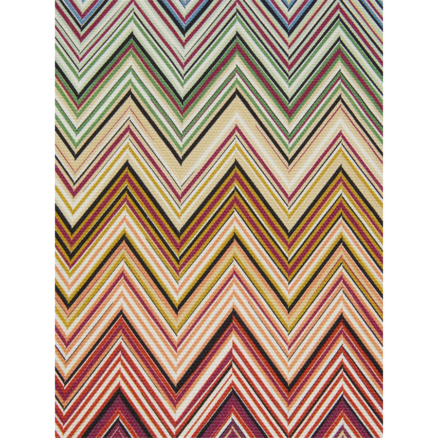 Andorra 156 - Turuncu-Mavi Zigzag Desen Amerikan Servis 2'li Set 38 x 52 cm