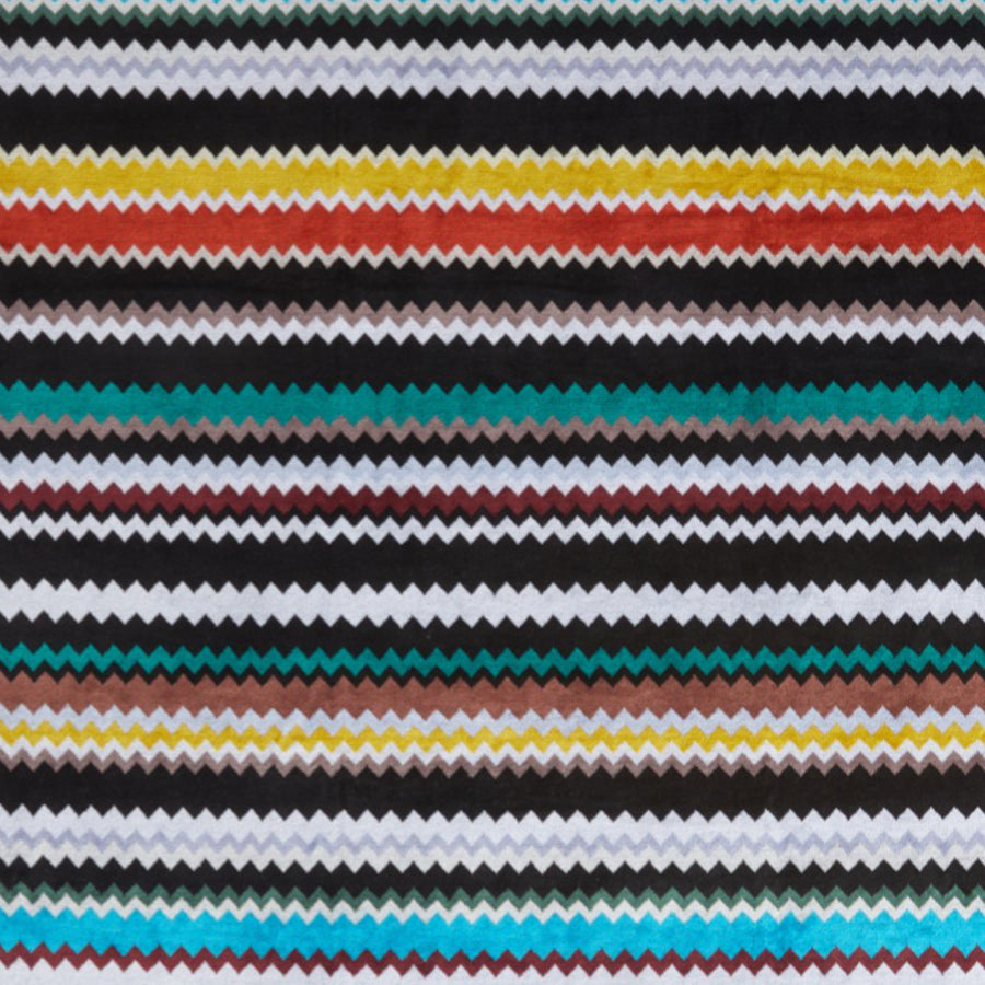 MISSONI HOME Curt 100  Çok Renkli Zigzag Desenli Plaj Havlusu 100x180 cm D’Maison 