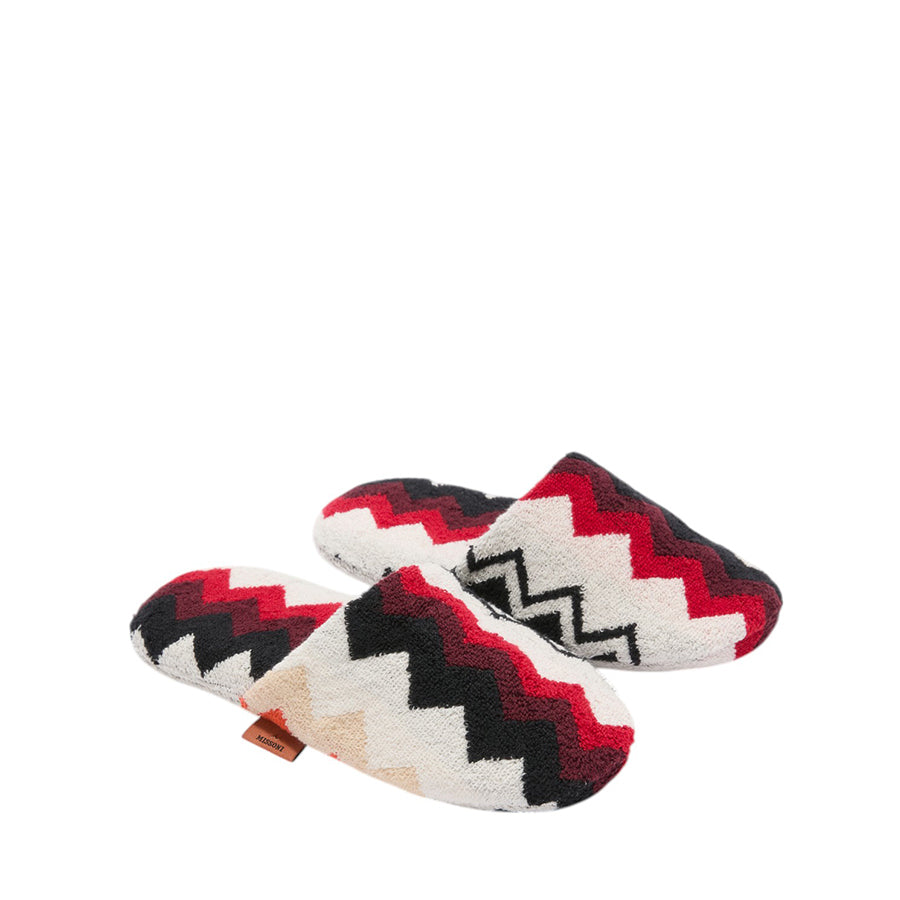 MISSONI HOME Best 156 Kırmızı Çok Renkli Havlu Terlik D’Maison 