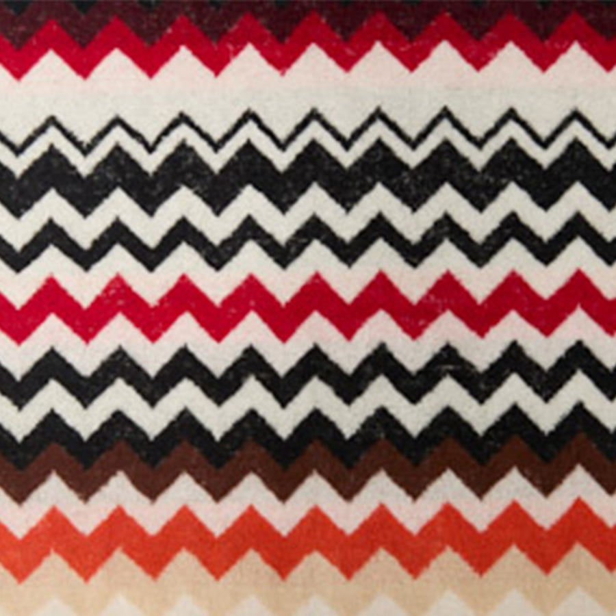 MISSONI HOME Best 156  Kırmızı Çok Renkli Zigzag Desenli Yüz Havlusu D’Maison 