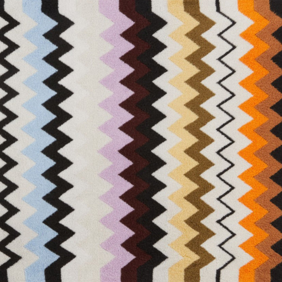 MISSONI HOME Murrina 100  Çok Renkli Zigzag Desenli Banyo Halısı 90x60 cm D’Maison 