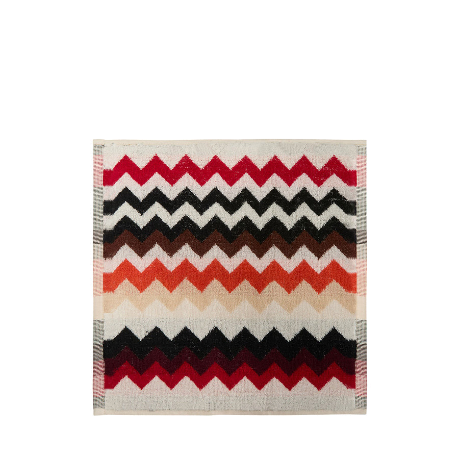 MISSONI HOME Best 156 - Kırmızı Çok Renkli Kutulu El Havlusu Seti 6'lı 30 x 30 cm D’Maison 
