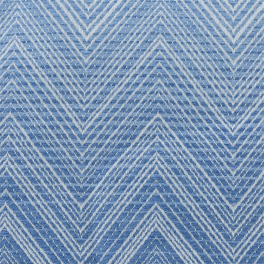 MISSONI HOME Timmy Mavi Beyaz Zigzag Desenli %100 Yün Koltuk Şalı D’Maison 