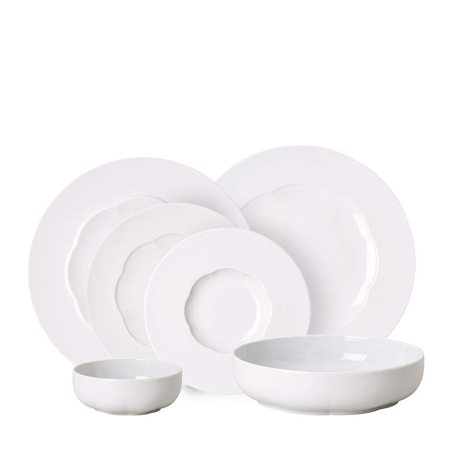 ROSENTHAL Sonetto Bianco 12 Kişilik 51 Parça Porselen Yemek Takımı D’Maison 