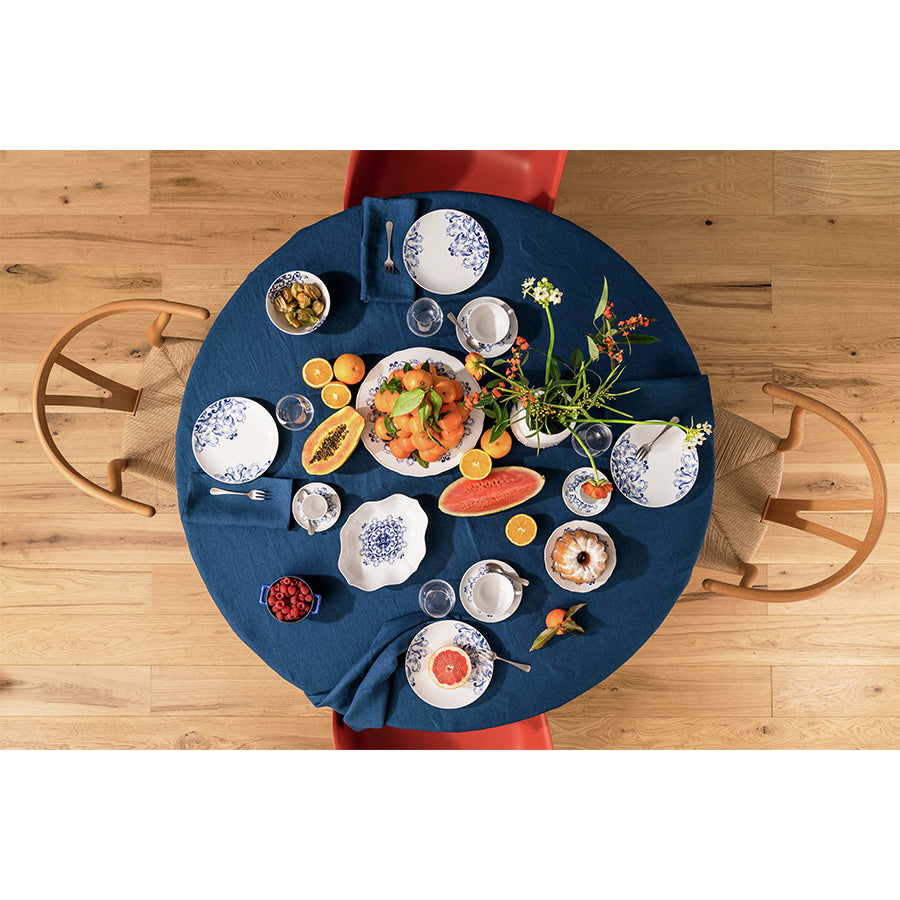 True Blue Porselen Servis Tabağı 25 cm