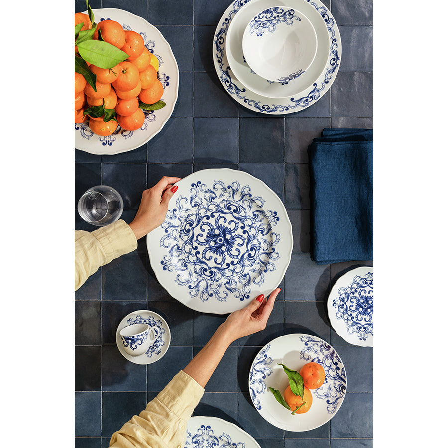 ROSENTHAL True Blue 12 Kişilik 51 Parça Porselen Yemek Takımı D’Maison 