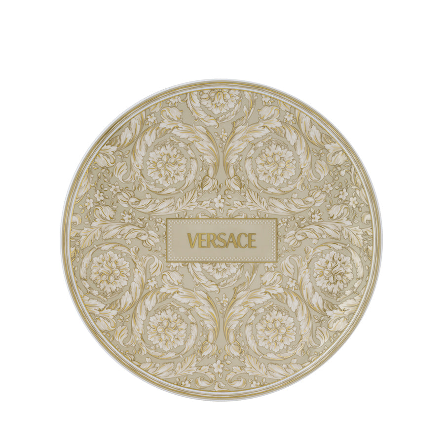 VERSACE Barocco Bej Porselen Servis Tabağı 33 cm D’Maison 