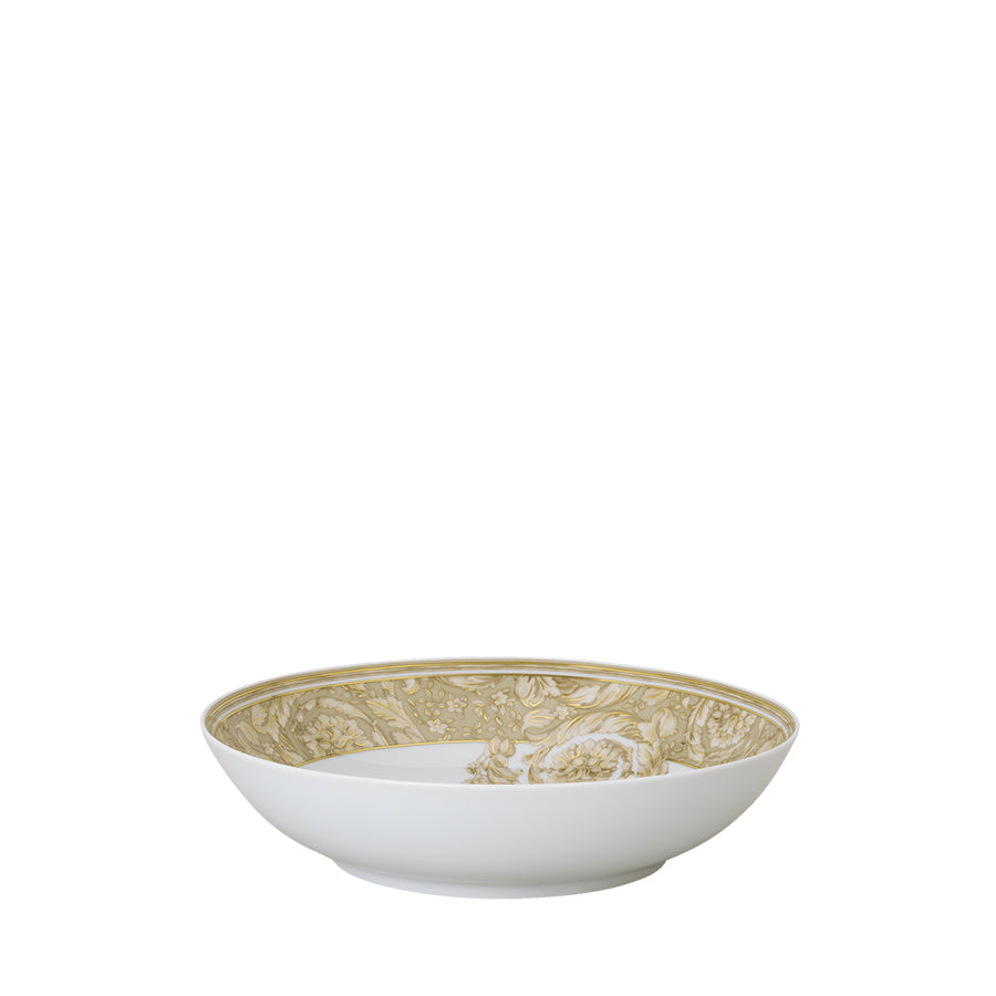 VERSACE Barocco Bej Porselen Çukur Tabak 22 cm D’Maison 