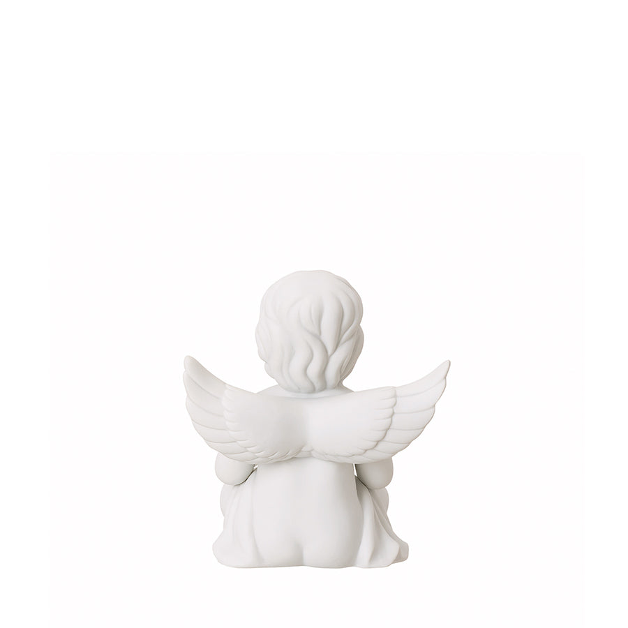 ROSENTHAL Meditasyon Yapan Melek Beyaz Porselen Biblo 11 cm D’Maison 