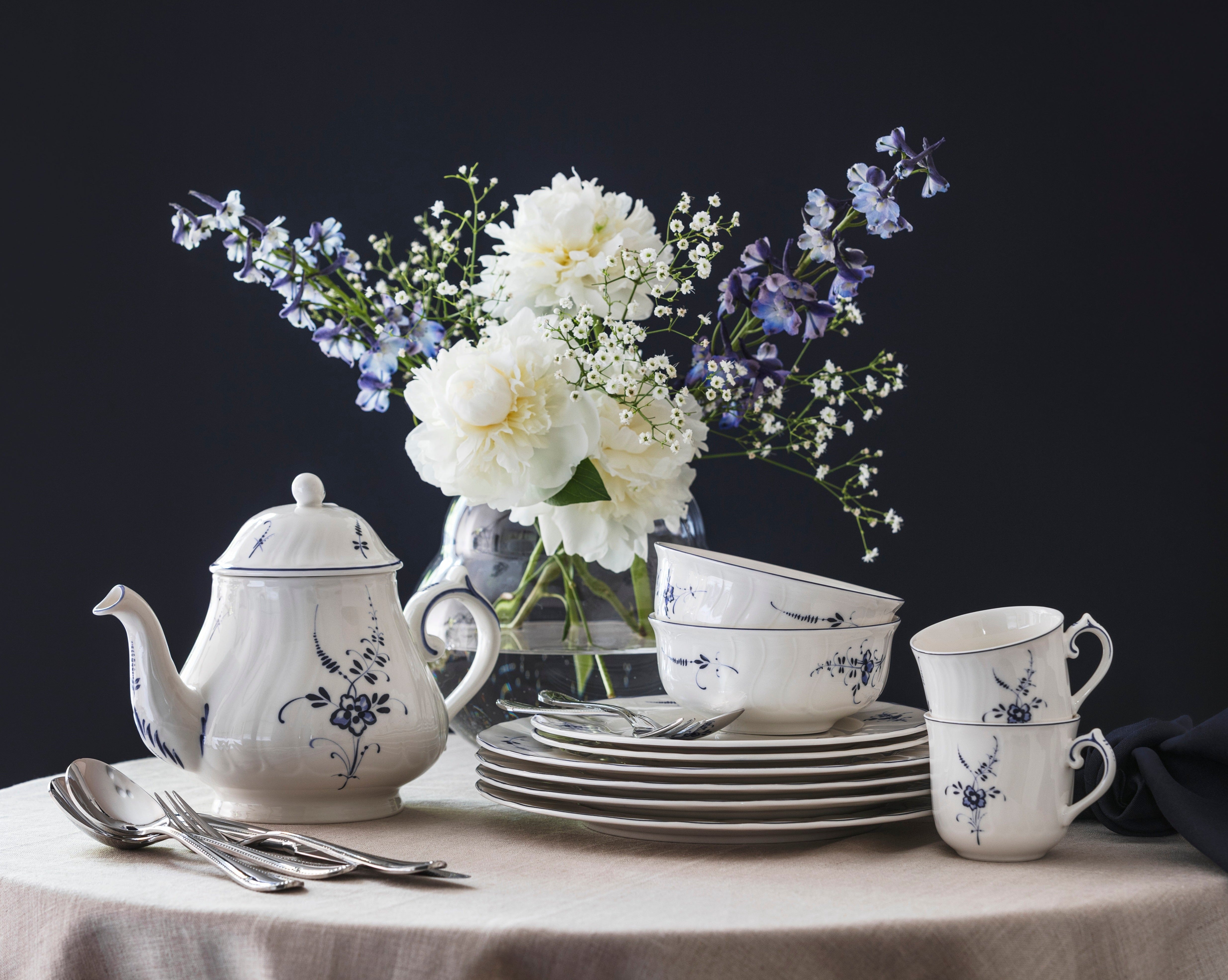 VILLEROY AND BOCH Old Luxembourg 12 Kişilik 51 Parça Porselen Yemek Takımı D’Maison 