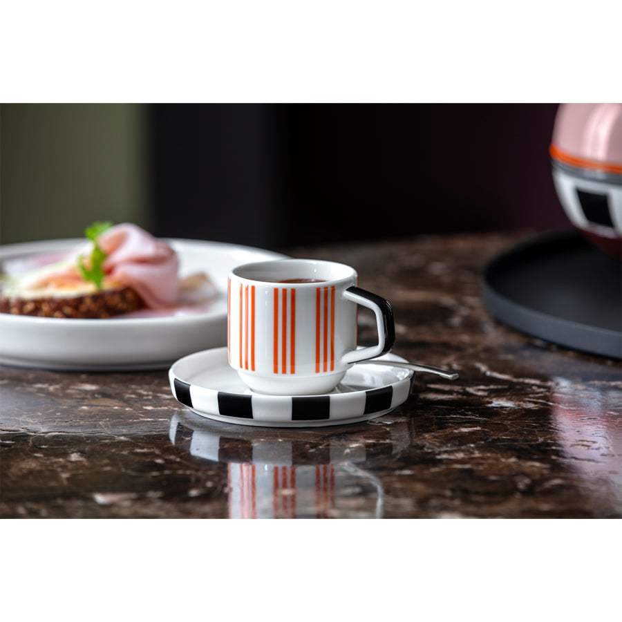 VILLEROY AND BOCH Memphis Porselen Türk Kahvesi Fincanı D’Maison 